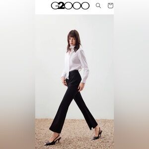 Elegant Black Flare Pants